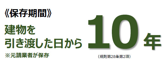 保存期間10年